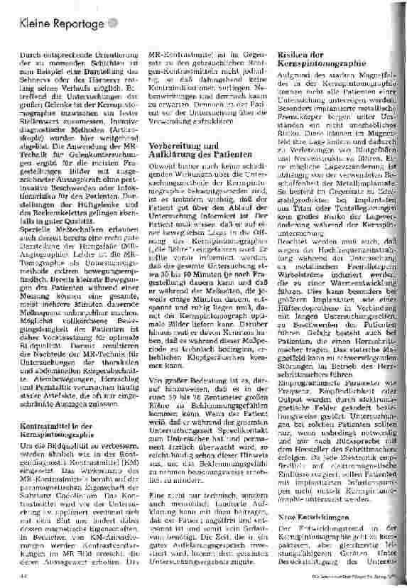 Vorschauseite 5: Kernspintomographie