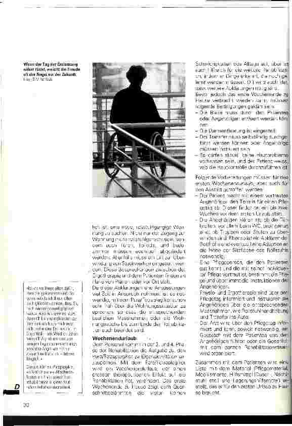 Vorschauseite 3: Entlassung des Paraplegikers in die Langzeitpflege