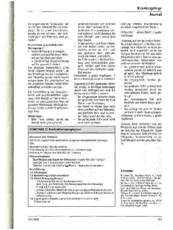 Vorschauseite 3: Kontrakturen-Prophylaxe