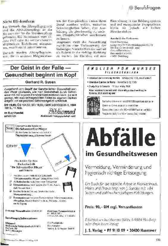 Vorschauseite 2: Altenpflegeausbildung in NRW neu geregelt