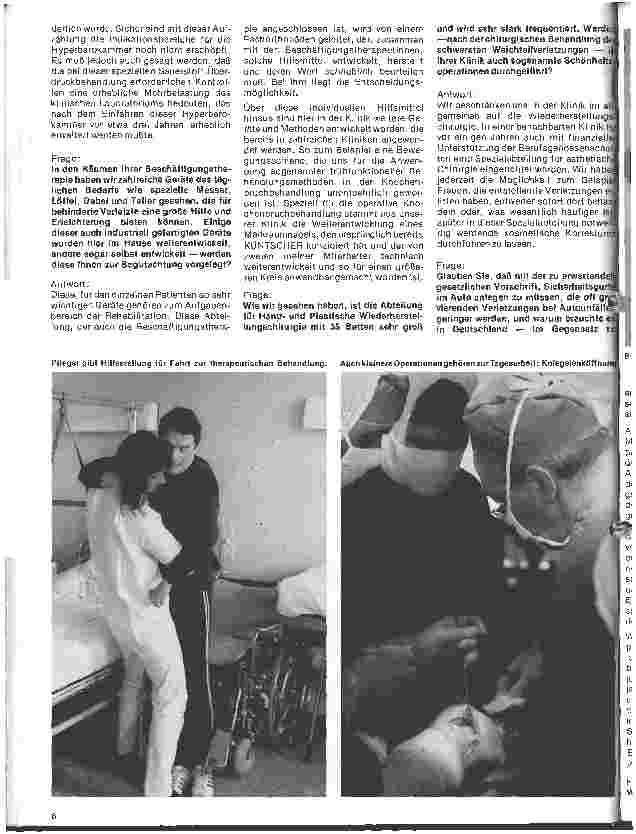 Vorschauseite 5: Die Berufsgenossenschaftliche Unfallklinik Chirurgische Klinik - Frankfurt am Main - Verschiedene Interviews
