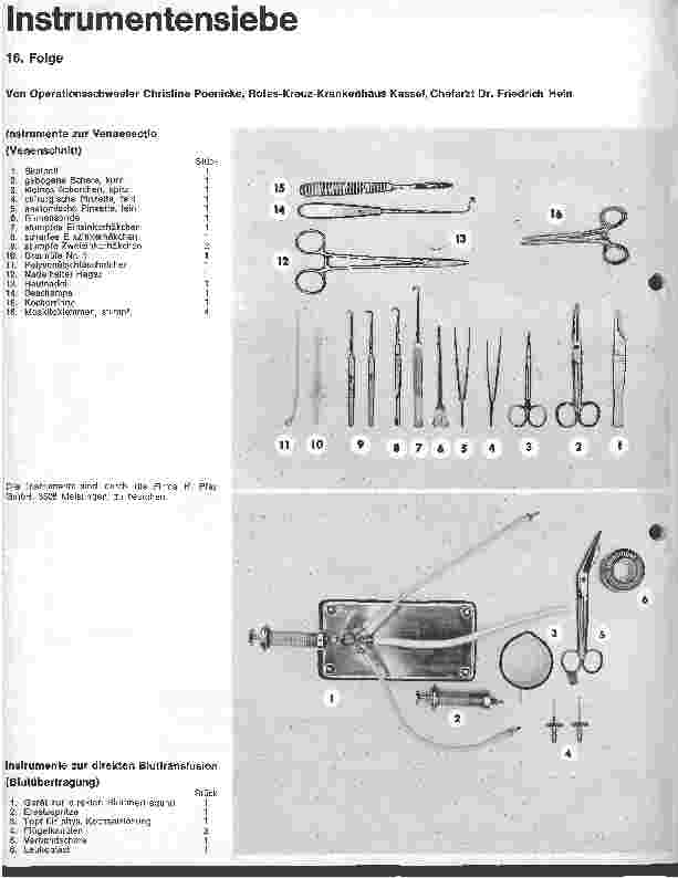 Vorschauseite 1: Instrumentensiebe 16. Folge