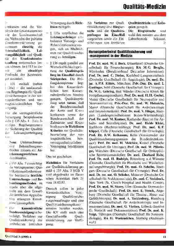 Vorschauseite 2: Rechtliche Grundlagen der Qualitässicherung