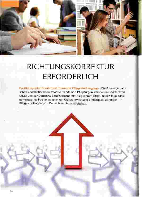 Vorschauseite 1: RICHTUNGSKORREKTUR ERFORDERLICH