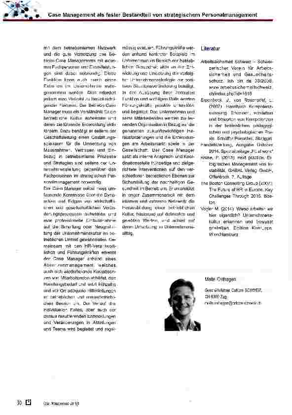 Vorschauseite 5: Gase Management als fester Bestandteil von strategischem Personalmanagement in Unternehmen