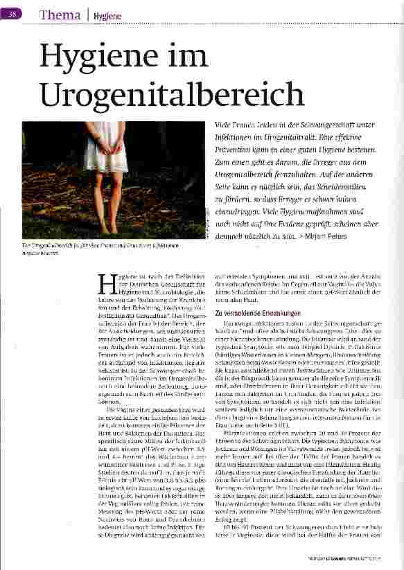 Vorschauseite 1: Hygiene im Urogenitalbereich