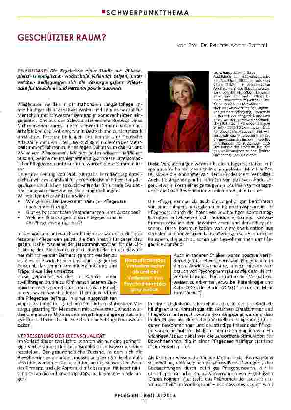 Vorschauseite 3: MEDICINE FROM WOMB TO TOMB -MEDIZIN VOM MUTTERLEIB BIS IN DEN SARG Ein Erfahrungsbericht über Health Visiting in England