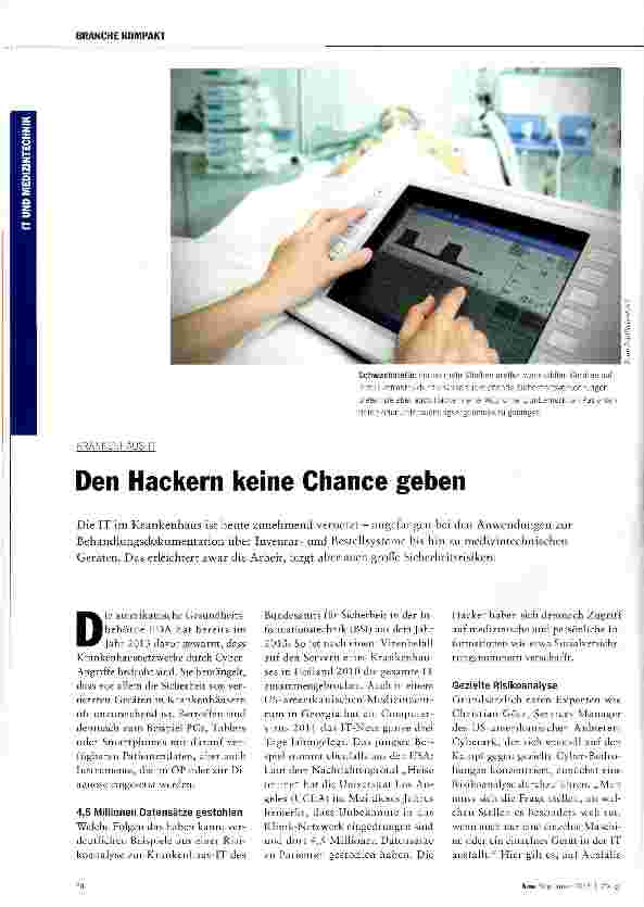 Vorschauseite 1: Den Hackern keine Chance geben