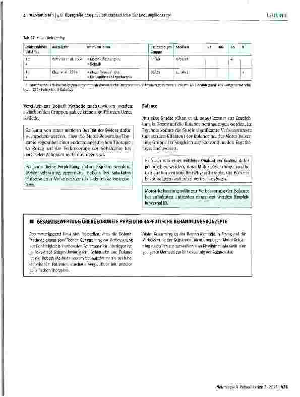 Vorschauseite 4: Übergreifende physiotherapeutische Behandlungskonzepte