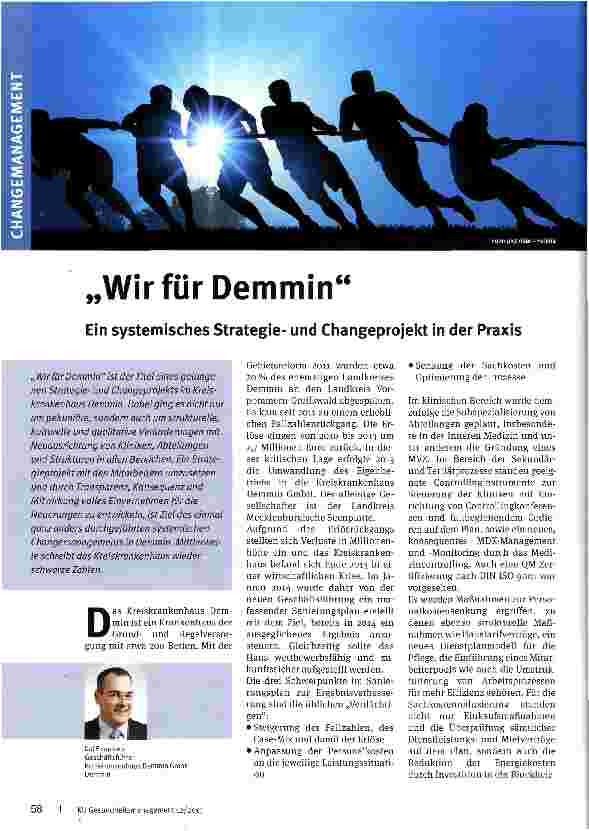 Vorschauseite 1: Wir für Demmin