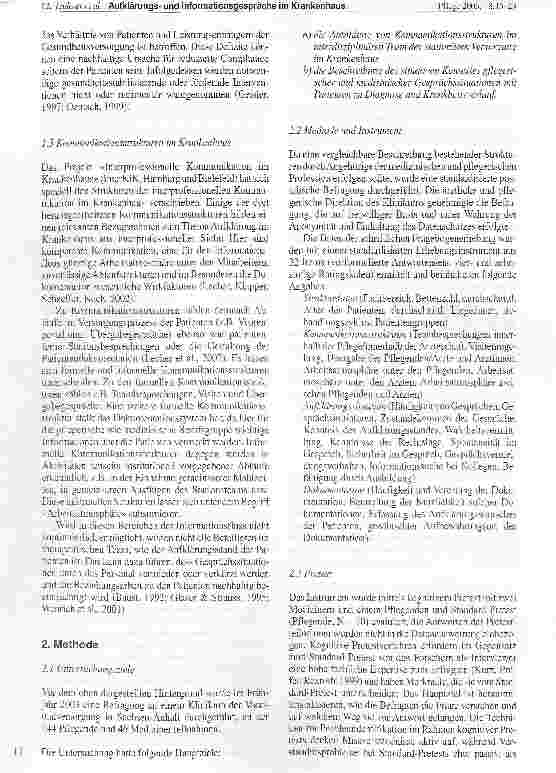 Vorschauseite 3: Aufklärungsund Informationsgespräche im Krankenhaus