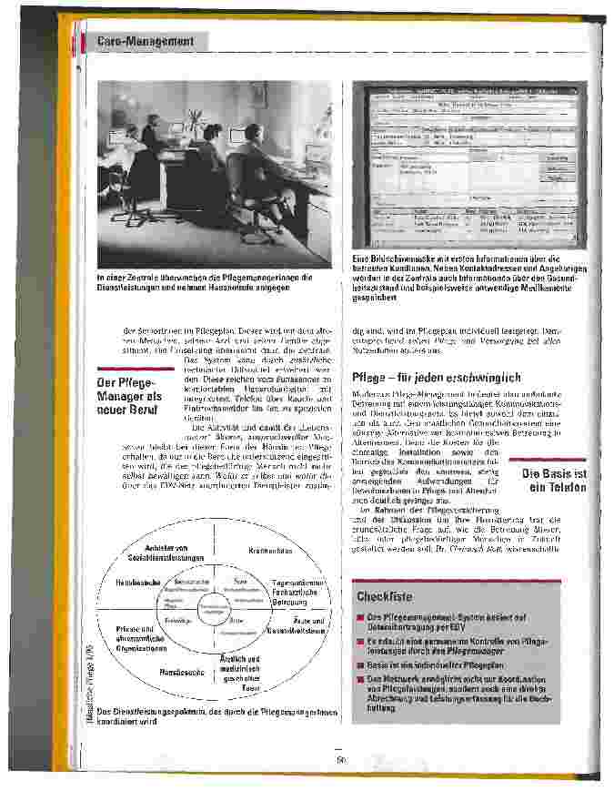 Vorschauseite 2: Care-Management per Computer Das Mehr von Hausnotrufsystemen