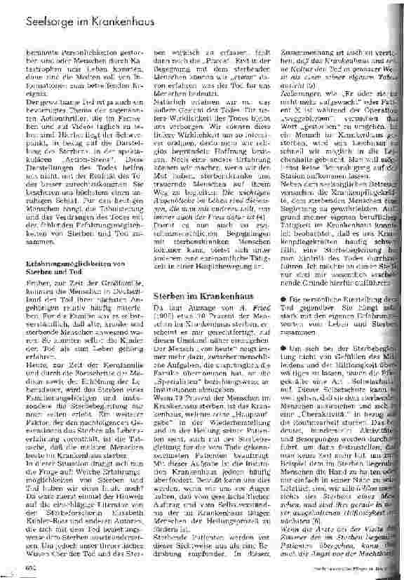 Vorschauseite 2: Sterbebegleitung, Tod und christliche Hoffnung
