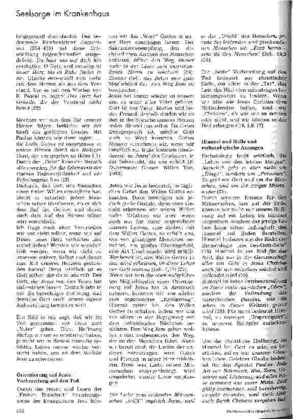 Vorschauseite 6: Sterbebegleitung, Tod und christliche Hoffnung