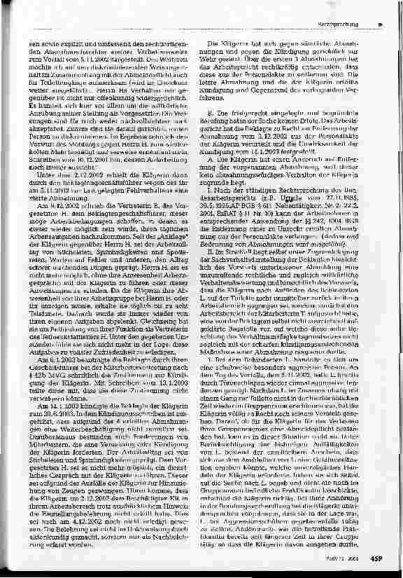 Vorschauseite 5: Einhaltung der Menschenwürde am Arbeitsplatz; Mobbing