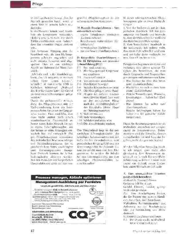 Vorschauseite 4: Ganzheitlich beratenBeschreibung eines salutogenetischen Pflegekonzeptes
