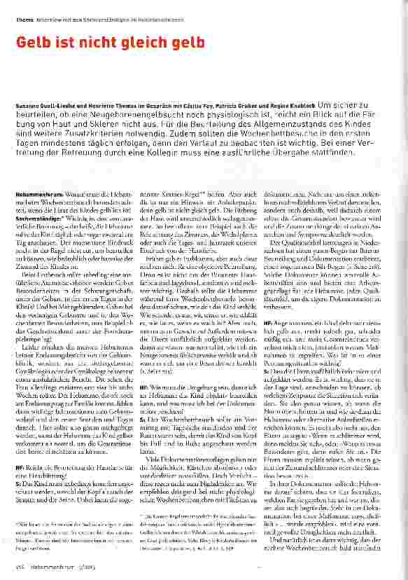Vorschauseite 1: Gelb ist nicht gleich gelb