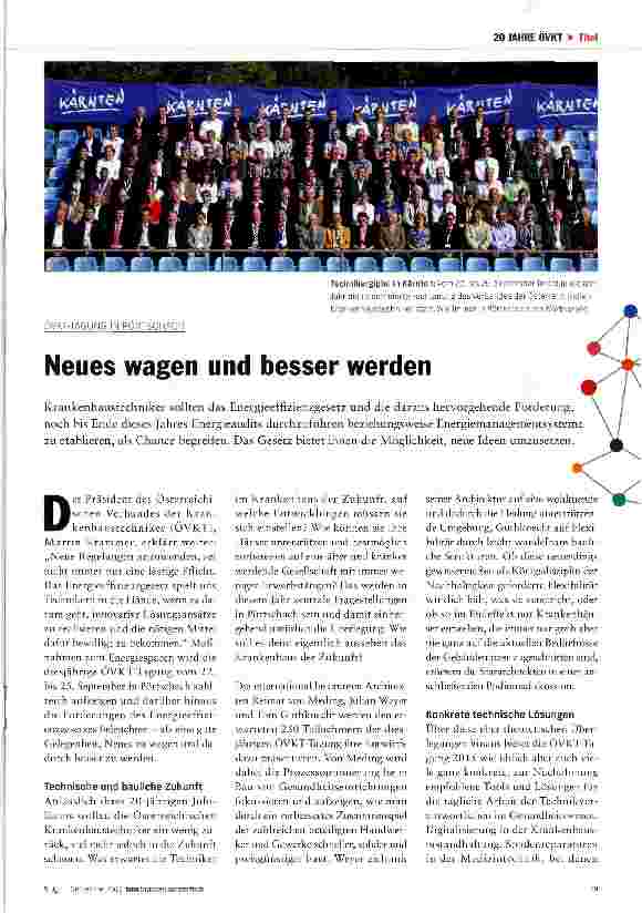Vorschauseite 1: Neues wagen und besser werden