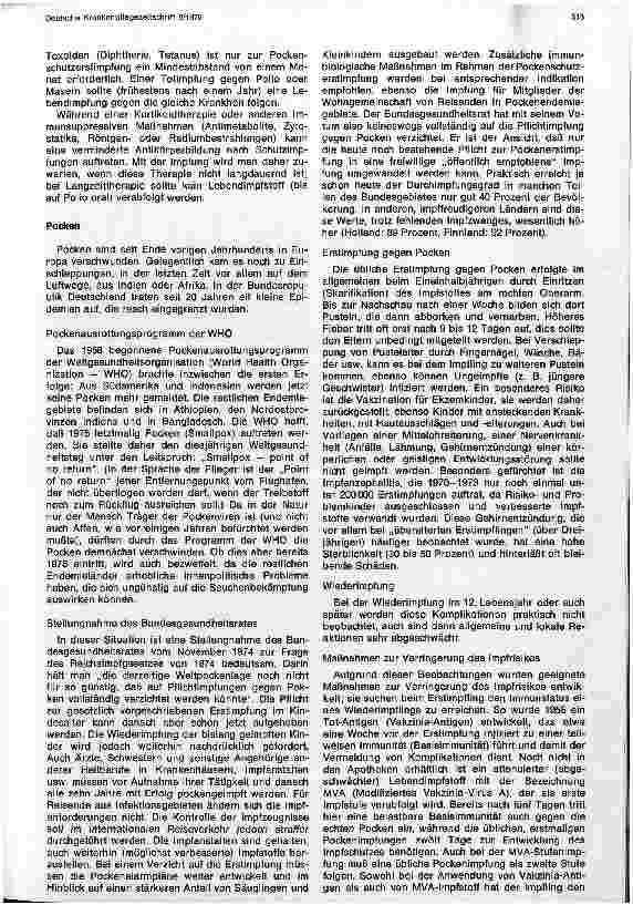 Vorschauseite 3: Rechtzeitiger Impfschutz durch aktive Immunisierung im Kindesalter