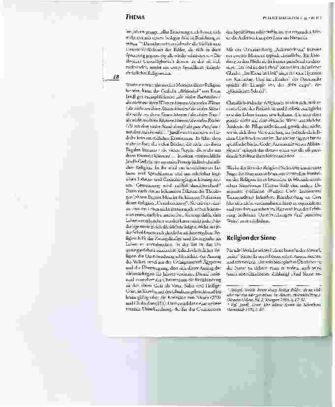 Vorschauseite 5: Der Sinn der Religion - Religion der Sinne