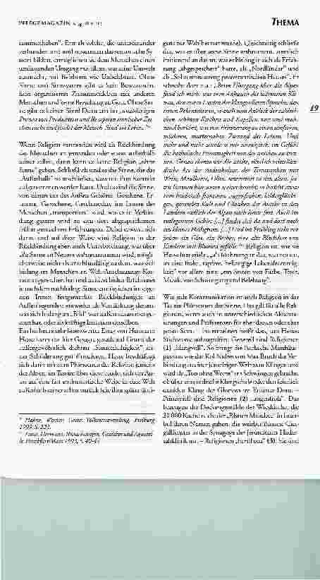 Vorschauseite 6: Der Sinn der Religion - Religion der Sinne