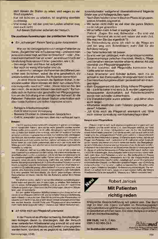 Vorschauseite 4: Umstellung der Pflegeorganisation von der funktionellen zur ganzheitlichen Pflege /// ein Erfahrungsbericht von Lehrgangsteilnehmern