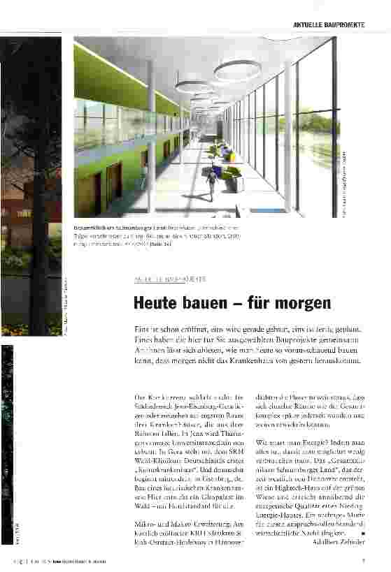 Vorschauseite 2: Heute bauen - für morgen