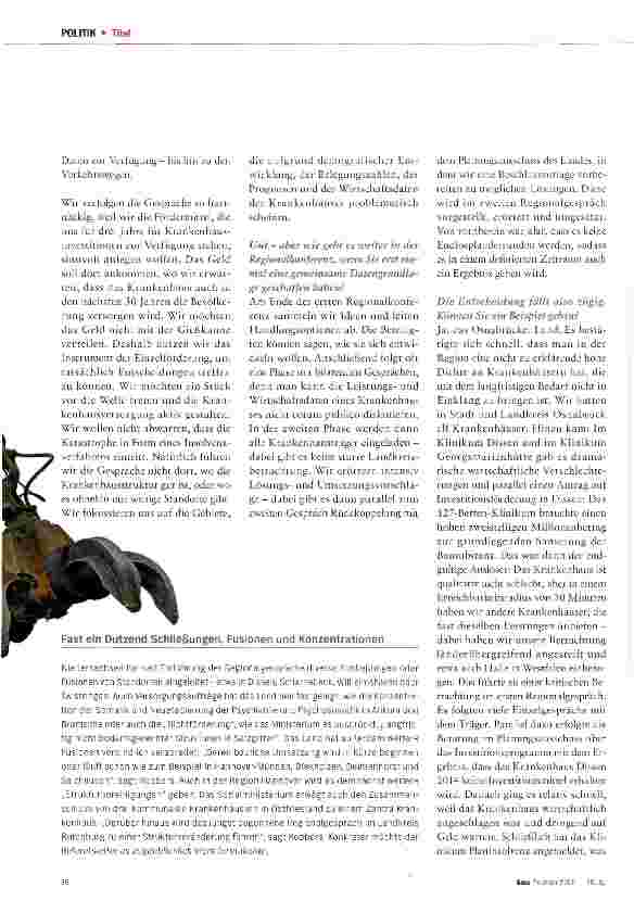 Vorschauseite 2: Ein Bundesland macht Ernst