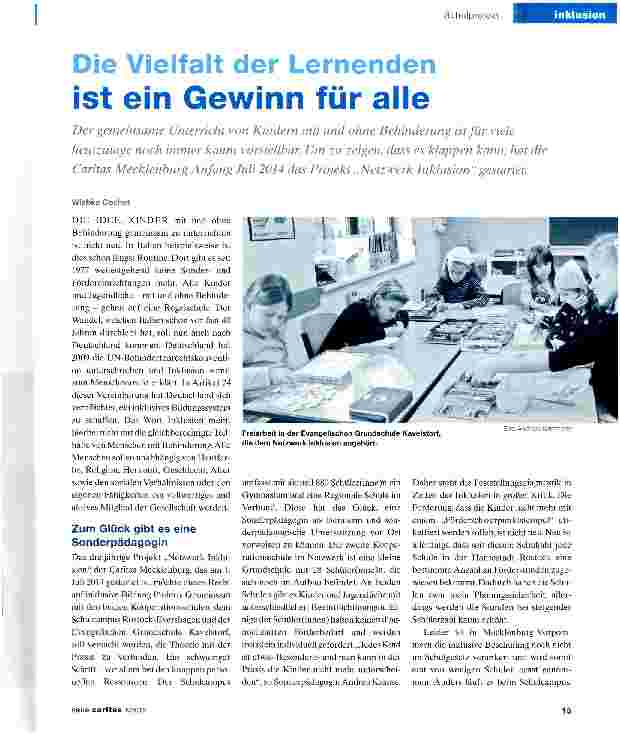 Vorschauseite 1: Die Vielfalt der Lernenden ist ein Gewinn für alle