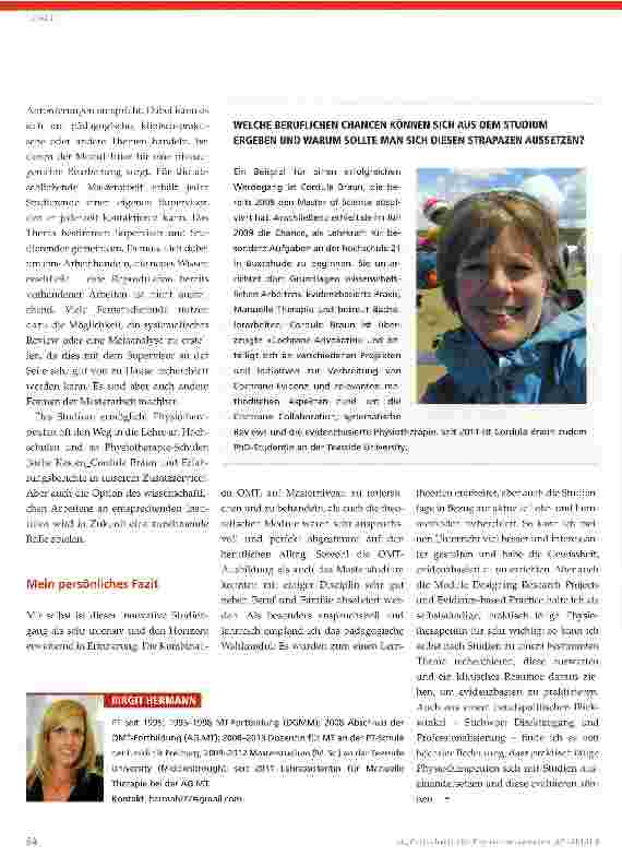 Vorschauseite 2: Teesside University - Physio-Akademie