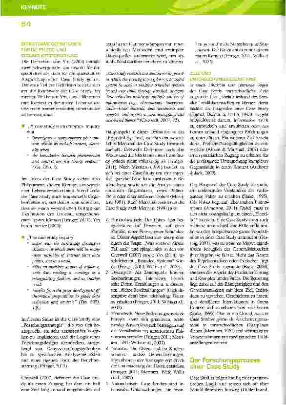 Vorschauseite 3: Case Study Methodik - Methodologie - Forschungsstrategie