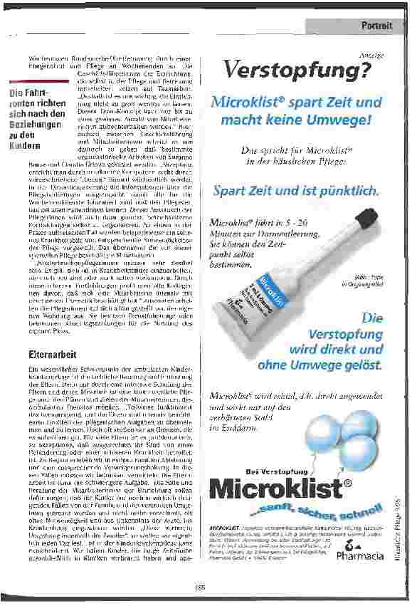 Vorschauseite 3: Pionierarbeit Ambulante Kinderkrankenpflege Banse-Grimm in Hannover