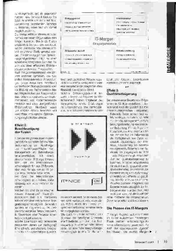 Vorschauseite 2: Wer hat Angst vor der Fusion?