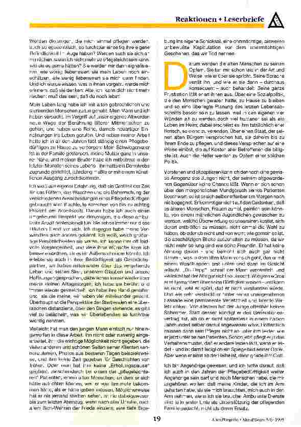 Vorschauseite 2: Gedanken einer alten Frau zur allerletzten Seite der Zeit Eine Erwiderung auf den Artikel von Jochen Temsch