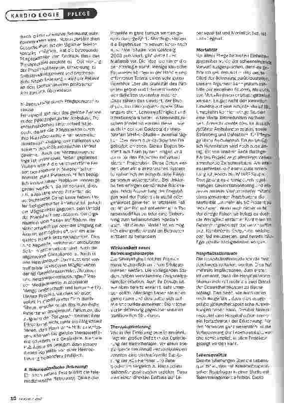 Vorschauseite 3: Individuell angepasstMODERNE BETREUUNGSSTRATEGIEN BEI PATIENTEN MIT CHRONISCHER HERZINSUFFIZIENZ-KÖNNEN WIR UNS EINEN VERZICHT DARAUF LEISTEN?