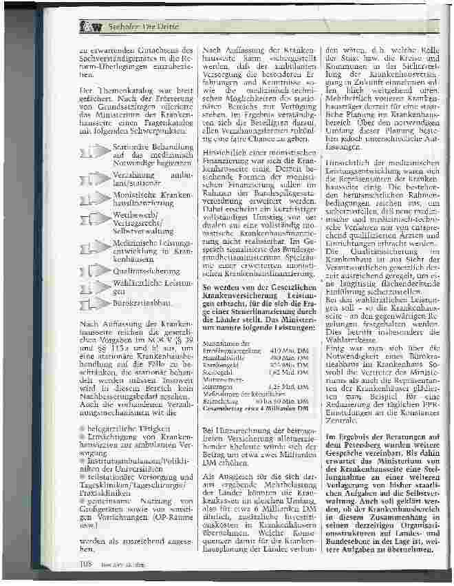 Vorschauseite 2: Seehofer: Die Dritte Vom sektoralen zum globalen Budget