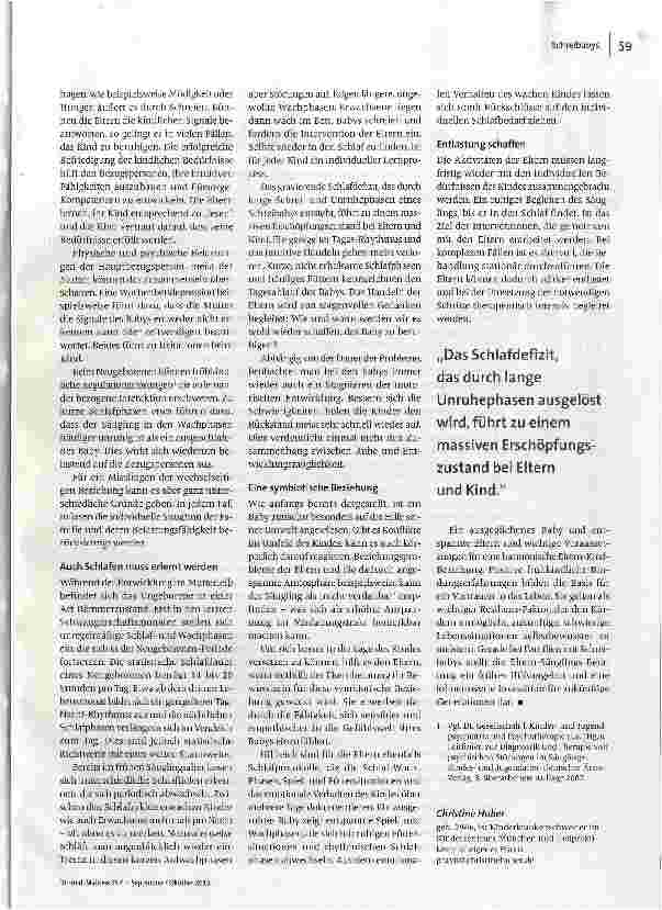 Vorschauseite 2: Zurück zur Ausgeglichenheit
