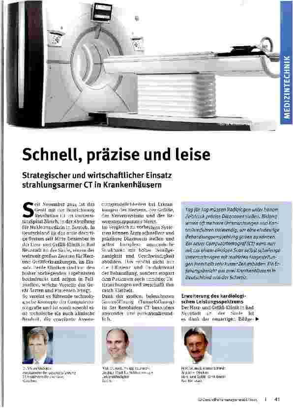 Vorschauseite 1: Schnell, präzise und leise