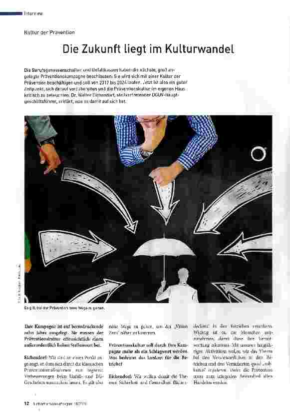 Vorschauseite 1: Die Zukunft liegt im Kulturwandel