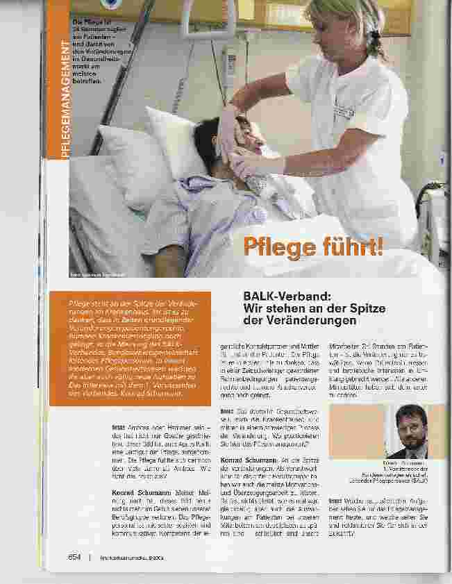 Vorschauseite 1: Pflege führt!