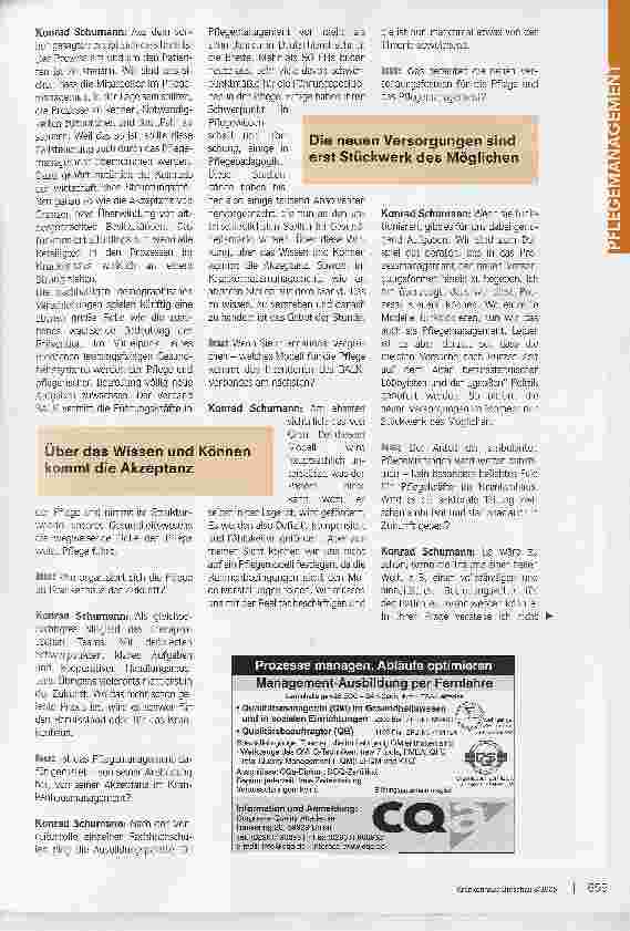 Vorschauseite 2: Pflege führt!