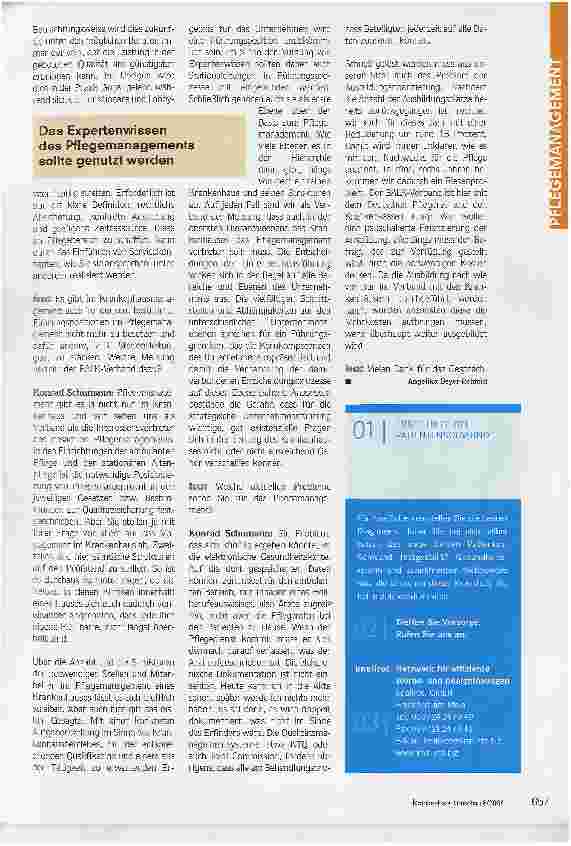 Vorschauseite 4: Pflege führt!