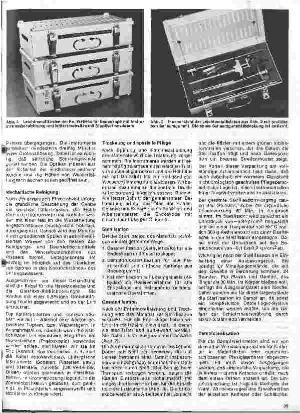 Vorschauseite 2: Urologie 3.Folge: Pflege und Sterilisation urologischer Instrumente