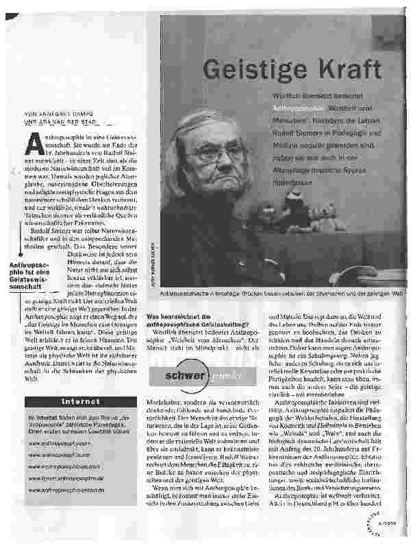 Vorschauseite 1: Geistige Kraft