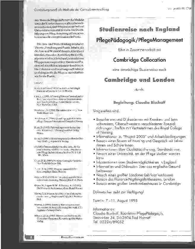 Vorschauseite 5: Curriculumsprozeß als Methode der Curriculumentwicklung.