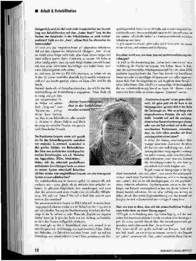 Vorschauseite 5: Unser Wirken und Handeln sollte immer auf dem Hintergrund der gesellschaftlichen Bedingungen unserer Zeit beruhen.