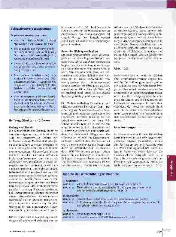 Vorschauseite 2: Professionalisierung des Heimleiter-Berufs