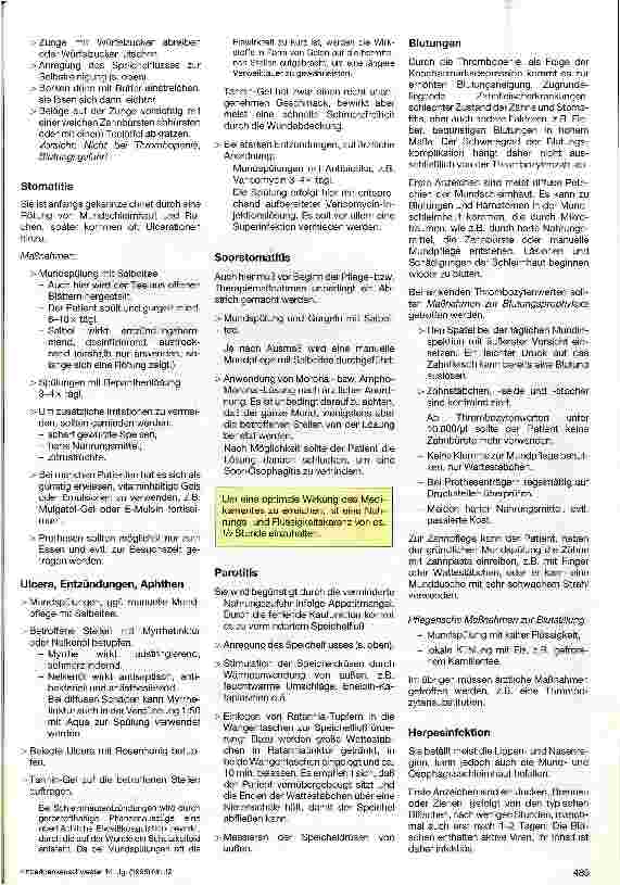 Vorschauseite 3: Pflegeschwerpunkt: Mundpflege bei hämatologisch-onkologisch erkrankten Patienten
