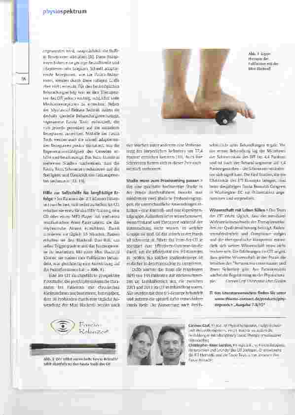 Vorschauseite 3: Wie wirkt interdisziplinäre Faszientherapie?
