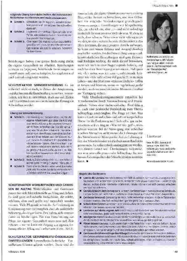 Vorschauseite 2: Selbstpflege in der Palliative Care